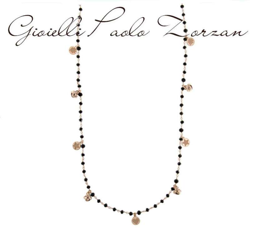 COLLANA RUE DES MILLE INCATENATA GIPSY TIERRA BLACK  CL-GIP1V4N