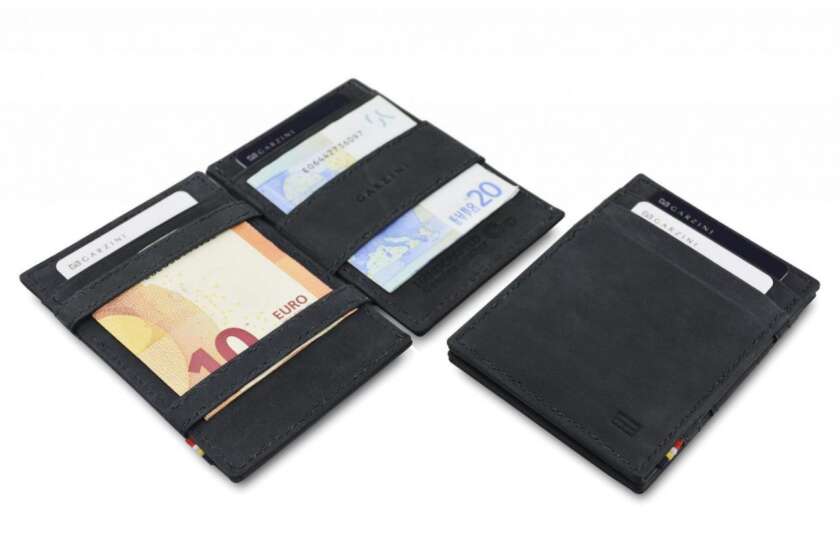 PORTAFOGLIO GARZINI ESSENZIALE MAGIC WALLET BY PININFARINA MW-CSI-CARBONBLACK - immagine 2