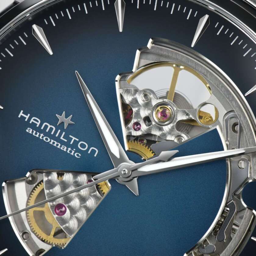 Orologio Hamilton  Jazzmaster Open Heart 40mm ref. H32675140 - immagine 4