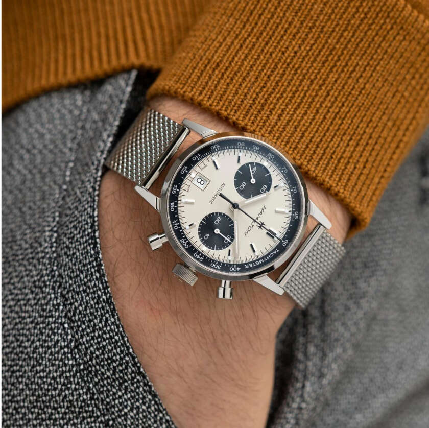 Orologio Hamilton Intra-Matic Auto Chrono Carica automatica 40mm ref. H38416111 - immagine 2