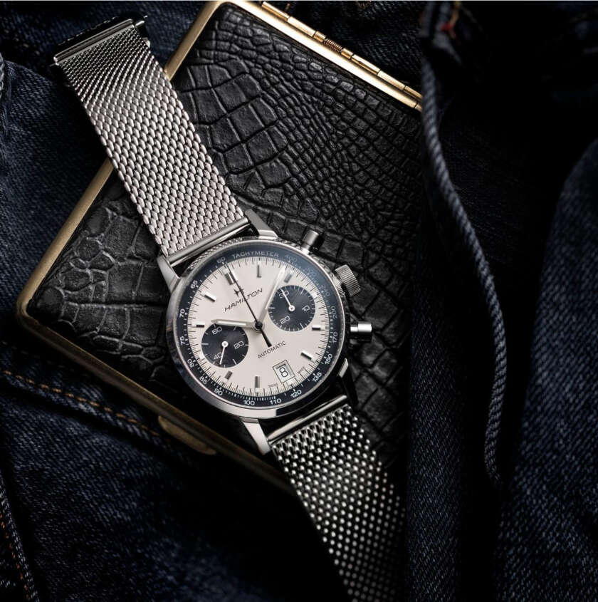 Orologio Hamilton Intra-Matic Auto Chrono Carica automatica 40mm ref. H38416111 - immagine 5