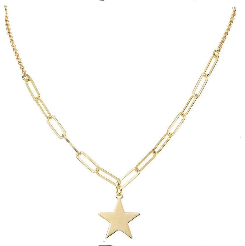 Collana Amen con stella pendente CLCAMISTG