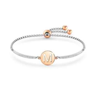 Bracciale Nomination Milleluci Lettera M in Acciaio 028007/013  Bracciali a Maglia