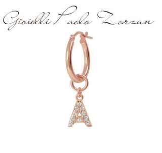 Orecchino singolo Bronzallure Pendente con Iniziale A in Cubic Zirconia WSBZ01932.A   Orecchini Pendenti Orecchini Schiona