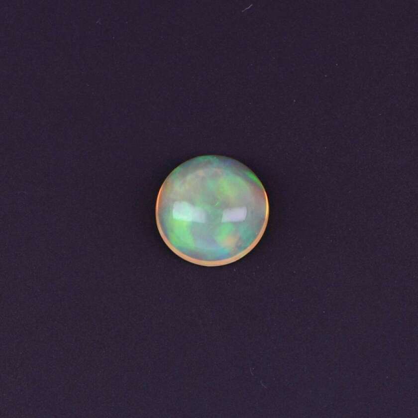 Opale Africano Naturale Taglio Rotondo Cabochon ct 1.71 ref OETQ171EP