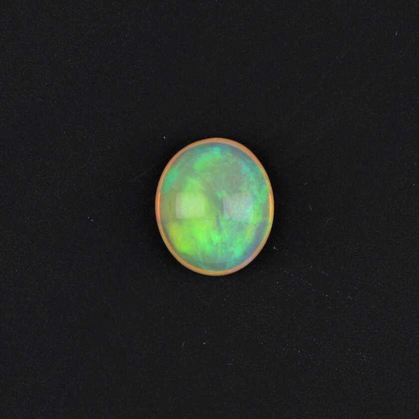 Opale Africano Naturale Taglio Ovale Cabochon ct 2.50 ref OEOQ250EP - immagine 2
