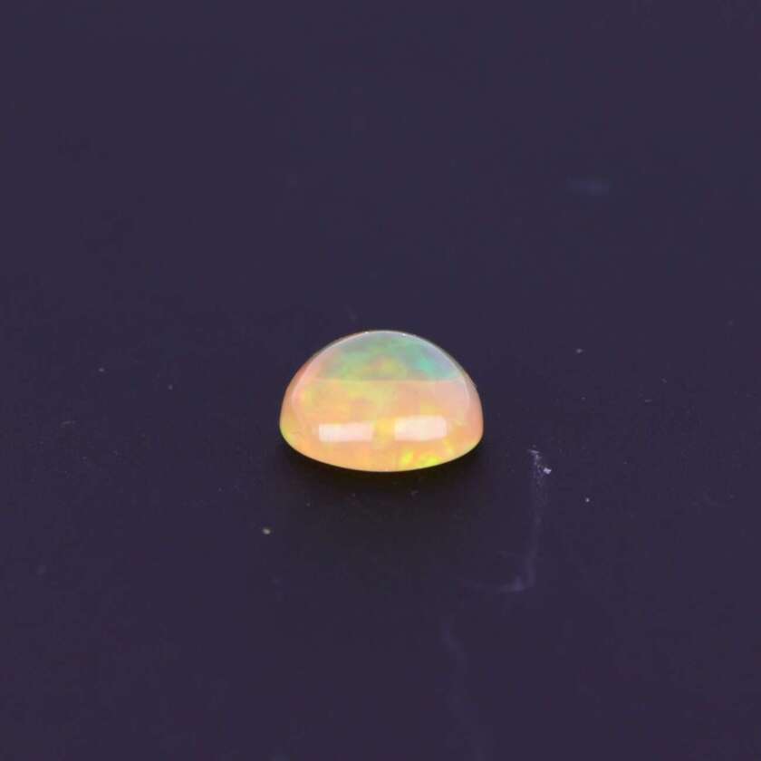 Opale Africano Naturale Taglio Rotondo Cabochon ct 1.71 ref OETQ171EP - immagine 3