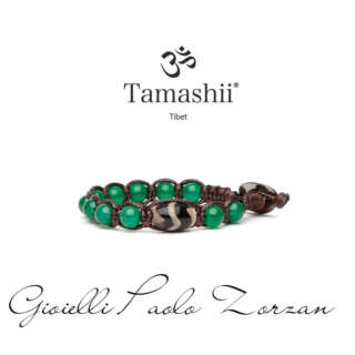 Bracciale Tamashii Shönu Serenità Agata verde BHS501-02-12  Bracciali