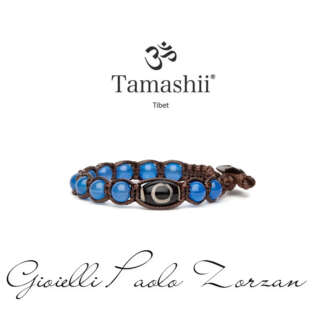 Bracciale Tamashii Shönu Protezione Agata blu BHS501-03-18  Bracciali