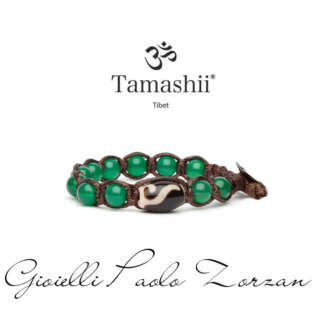 Bracciale Tamashii Shönu Gioia Agata verde BHS501-04-12  Bracciali