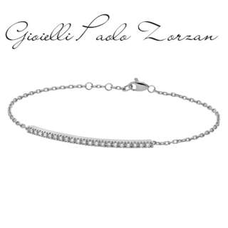 Bracciale Paddle Donna Oro barretta tennis in oro bianco e diamanti PHBF9559.011  Bracciali a Maglia