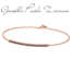 Bracciale Paddle Donna Oro  barretta tennis in oro rosa e zaffiri PHBZ9564  Bracciali a Maglia