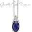 Collana donna gioielli Bliss Stephanie oro bianco diamanti e zaffiro 20069990  Girocolli
