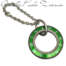 PORTACHIAVI SPEEDOMETER ACCIAIO DLC GHIERA COLORE VERDE SKC 1066B N  Portachiavi