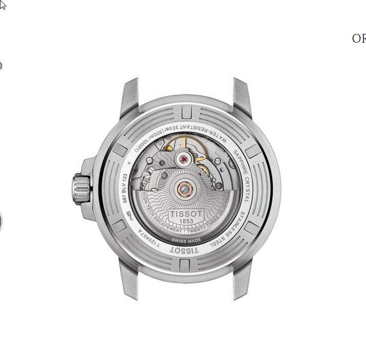 Orologio Automatico Tissot Seaster 1000 Powermatic 80 T120.407.11.091.00 - immagine 2