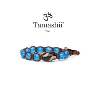Bracciale Tamashii Shönu Gioia Agata blu BHS501-04-18   Bracciali Bracciali a Sfere