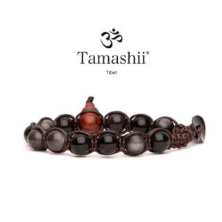 Bracciale Tamashii Silver Obsidian BHS900-298   Bracciali a Sfere Bracciali