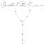Collana Nanis a Y "SOFFIO" in oro, diamanti e onice nero CS27-587  Collane Lunghe