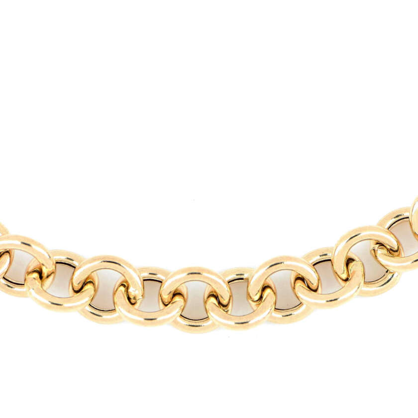 Collana girocollo donna in oro giallo 18 kt COLL710 - immagine 2