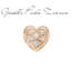 Elements Cuore Bombato in oro rosa e diamanti DCHF7397.003  Elementi per Bracciali