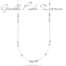 Collana Rue des mille dischetti e castoni shapes CLZ-020-M1-RH  Collane Lunghe