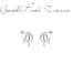 Orecchini Rue des mille tre cerchi goccia pendente  SHAPES  ORZ-020-M8-RH  Orecchini Schiona