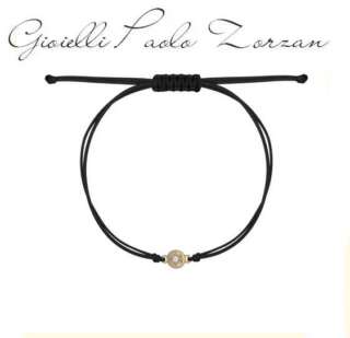 Bracciale Rue des mille tessuto cerchio e diamante lab-grown ORO18KT 18K-BR TS K8 TDT  Bracciali