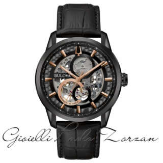Orologio Bulova Sutton Skeleton 	98A283  Orologi Meccanici