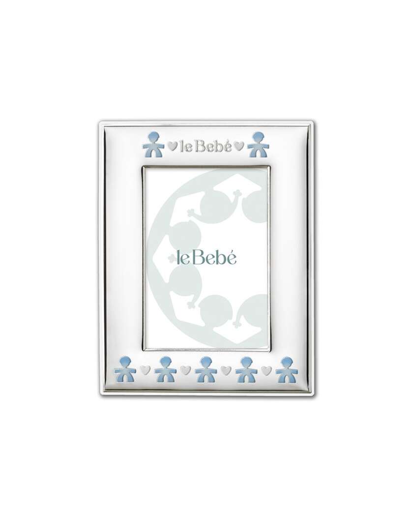 Cornice le bebe' per foto 10x15 cm sagome bimbo LBC003    Battesimo Nascita bimbo Regalistica