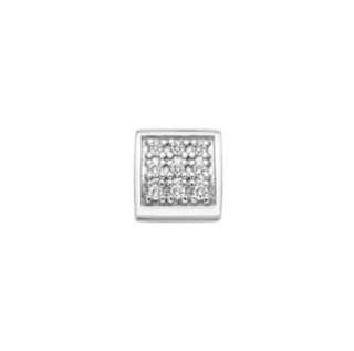 Elements donna oro quadrato in oro bianco e diamanti ECF11734.004  Elementi per Bracciali