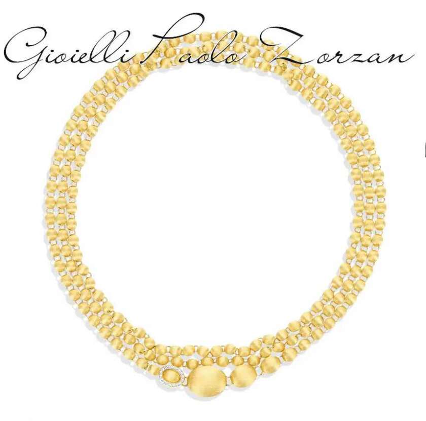 Collana Nanis IVY Slim in or giallo e diamanti  CS37-538