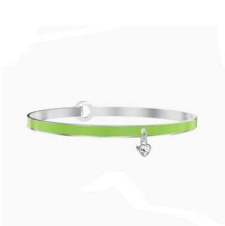 Bracciale rigido con smalto verde Vivi senza pensieri 732310  Bracciali Rigidi