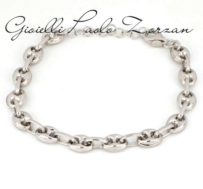 Bracciale uomo in argento maglia marina CZNEW-63