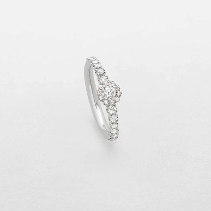 Anello Giorgio Visconti  in oro bianco e diamanti AB16942A - immagine 2