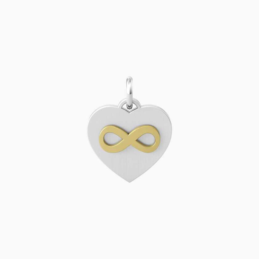 Ciondolo kidult cuore con elemento infinito Cuore infinito 741046