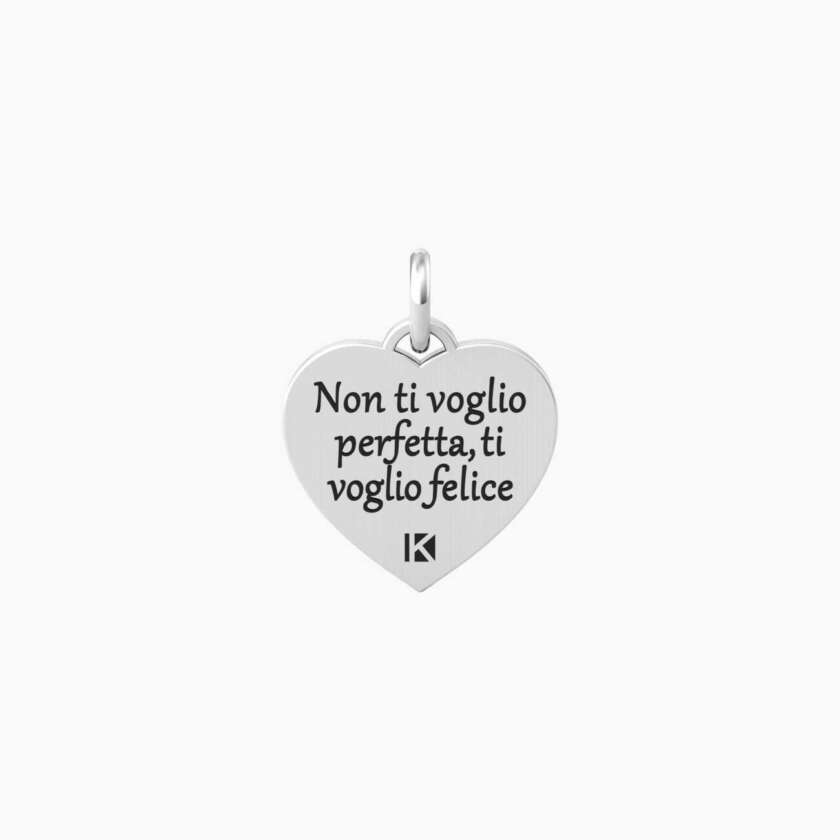 Ciondolo kidult cuore con scritta mamma Mamma felicitÀ 741066 - immagine 2