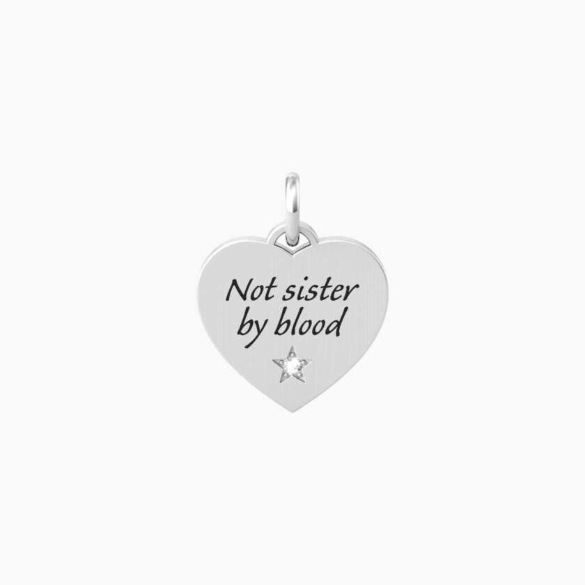 Ciondolo kidult cuore con scritta amiche Sister by heart 741067