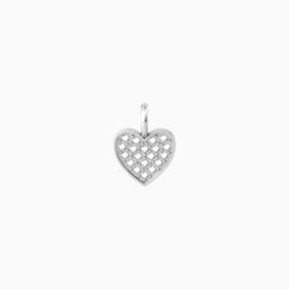 Ciondolo kidult a forma di cuore con cristalli bianchi Cuore bussola 741070  Elementi per Bracciali