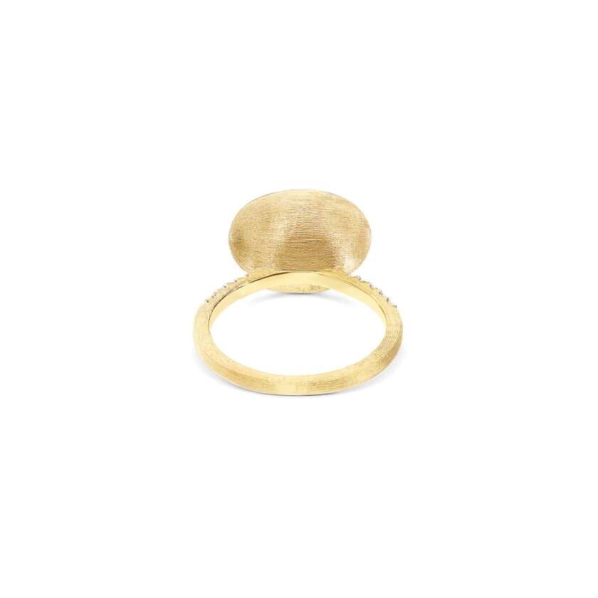 Anello Nanis boules in oro giallo amazzonite e diamanti AS1-609 - immagine 3