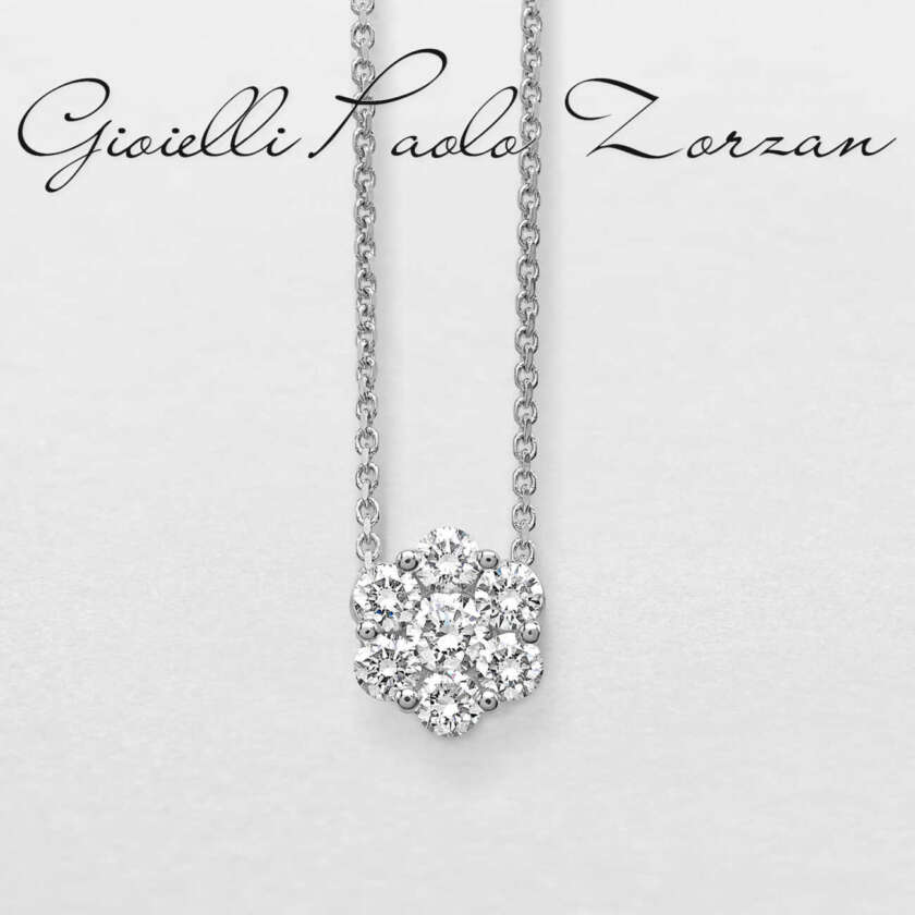 Girocollo Giorgio Visconti  in oro bianco e diamanti GBX32956