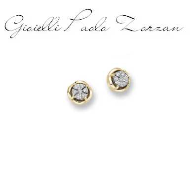 Orecchini Donna Oro punto luce in oro giallo e diamanti LOF11800