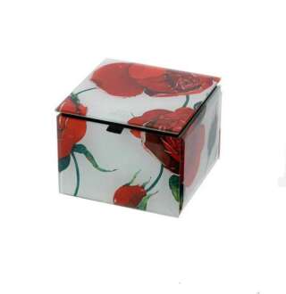 Cofanetto Hervit Legno/Vetro 9X9Xh7Cm 29746  Idee regalo e Oggettistica