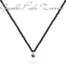Girocollo Rue des mille Stella diamanti black e spinello elastico ORO18KT  18K-GRP K8 DNSTE  Girocolli