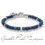 Bracciale Borsari uomo in argento e ematite BR-TIBET60  Bracciali a Maglia