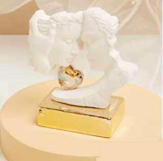 Coppia innamorati Claraluna base oro giallo 25185  Matrimonio
