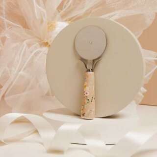 Bomboniere Claraluna tagliapizza decorato floreale 25052/C  Matrimonio
