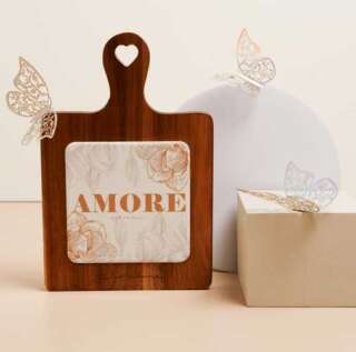Bomboniere Claraluna Tagliere decorato “Amore” 25057/B  Matrimonio
