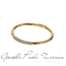 Bracciale Bronzallure Golden Semirigido Veneziana con Placchetta in Pavé di Cubic Zirconia  WSBZ02400Y.YG  Bracciali a Maglia