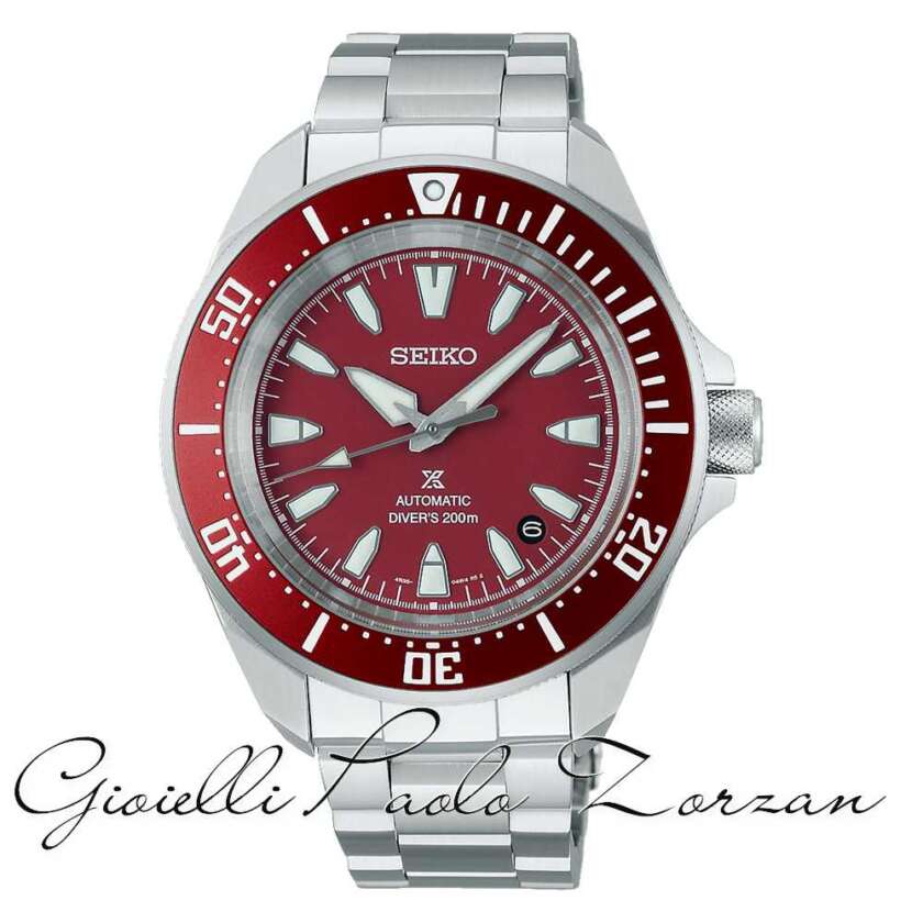 Orologio Seiko New Samurai Quadrante Rosso ref. SRPL11K1