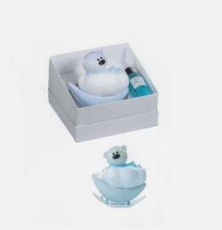 Confezione luce a led azzurro con profumo spray 4-00212  Regalistica